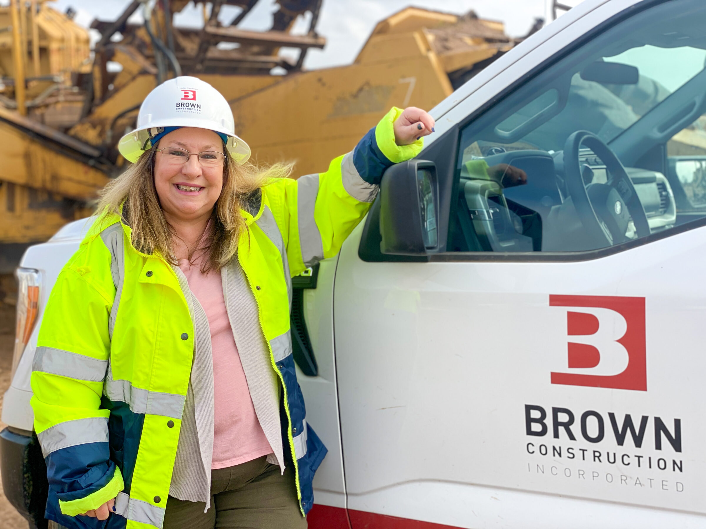 Julie Cardwell with Brown Construction